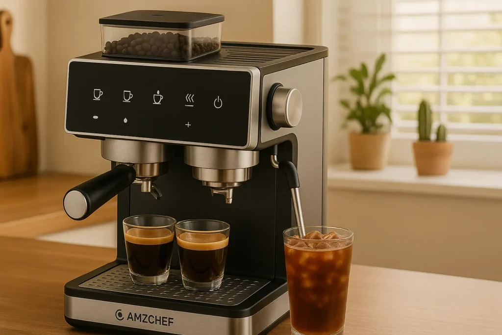 AMZCHEF 20 Bar Espresso Machine Review