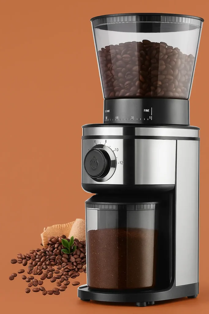 Best Coffee Grinder Under 100 - OLLYGRIN Burr Coffee Grinder